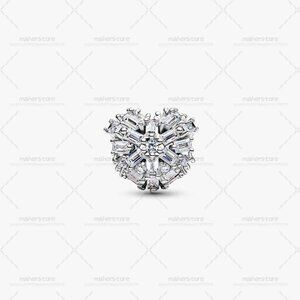 Pandora Sparkling Heart Charm